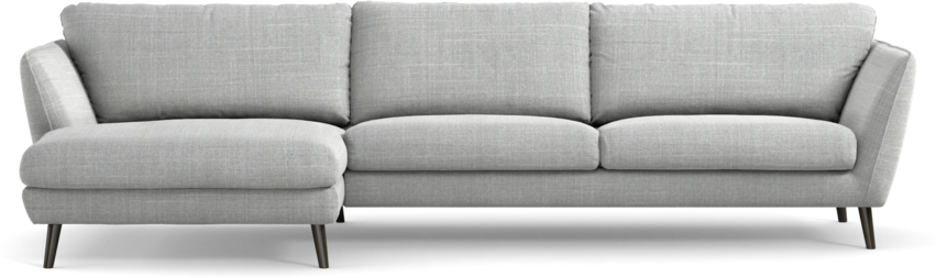 Madison Lux - 3-sits soffa med schäslong vänster - Grå