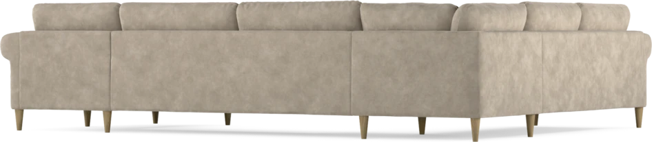 Bridge - Hörnsoffa, 2+3-sits med schäslong höger - Beige