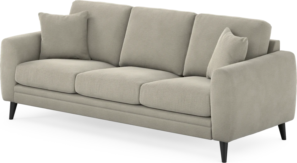Eden - 3-sits soffa - Brun