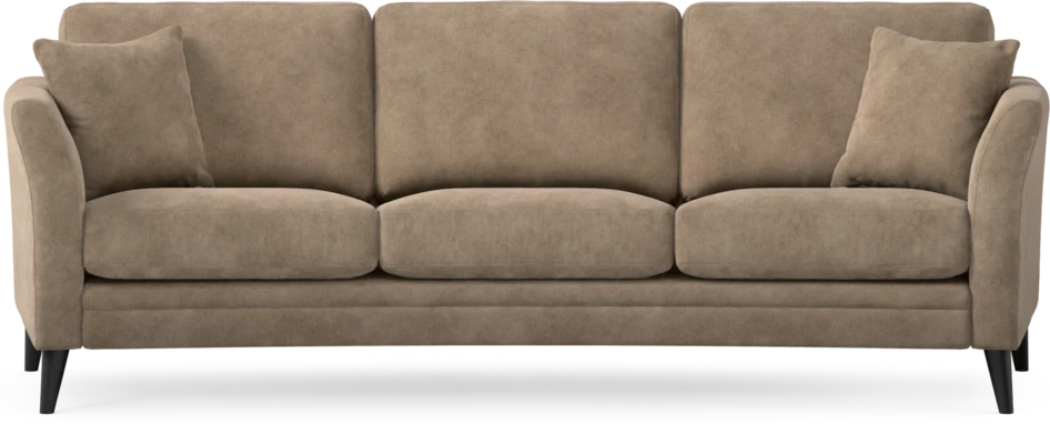 Eden - 3-sits soffa svängd - Beige
