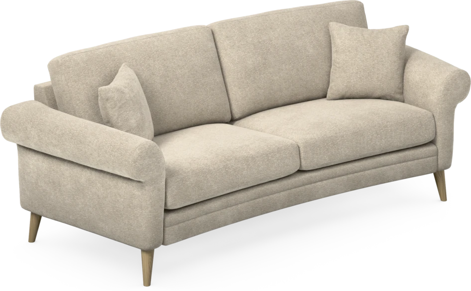 Eden - 2,5-sits soffa svängd - Beige