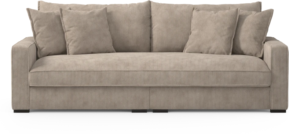 Rossi - 3-sits soffa, hel dyna - Beige