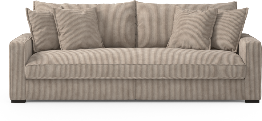 Rossi - 3-sits soffa, hel dyna - Beige