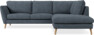 Madison - 2-sits soffa med divan höger - Vit