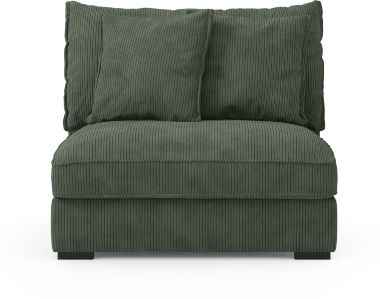 Rossi - 1,5-sits utan armstöd - Grön