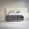 County - 3-sits soffa med flyttbar schäslong - Brun