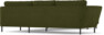 Madison Lux - Hörnsoffa med schäslong höger - Grön
