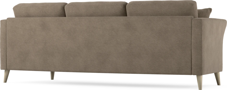Eden - 3-sits soffa svängd - Brun