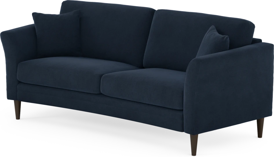 Eden - 2,5-sits soffa svängd - Blå