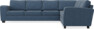 Friday - Hörnsoffa, 3+2-sits - Blå