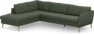 County - 2,5-sits soffa med divan vänster - Grön