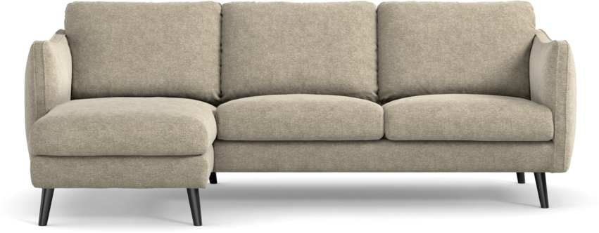 Madison Lux - 2-sits soffa med schäslong vänster - Beige
