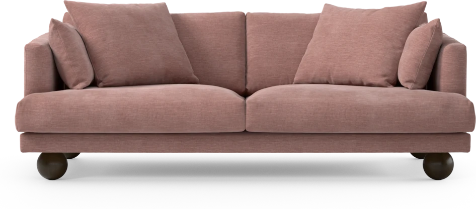 Harper - 3-sits soffa - Rosa