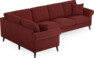 Eden - Hörnsoffa, 1+3-sits - Röd