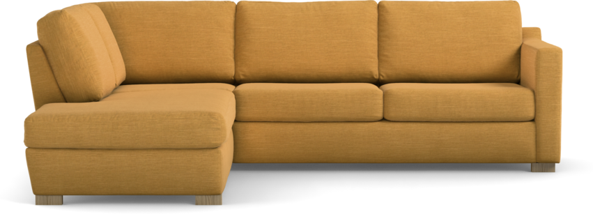 Friday - 2,5-sits soffa med divan vänster - Gul
