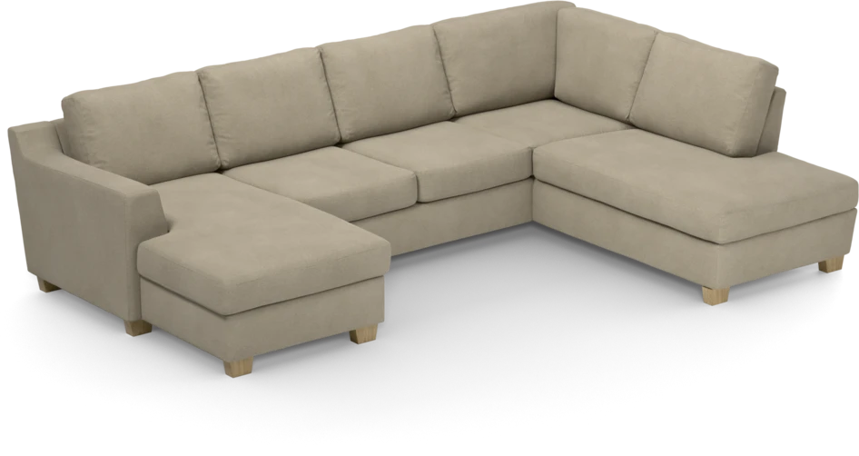 Friday - 3-sits soffa med schäslong vänster och divan höger - Beige
