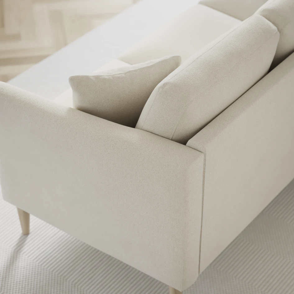 Eden - 2,5-sits soffa - Vit