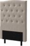 Delux Välvd - Sänggavel, 90-210 cm - Beige