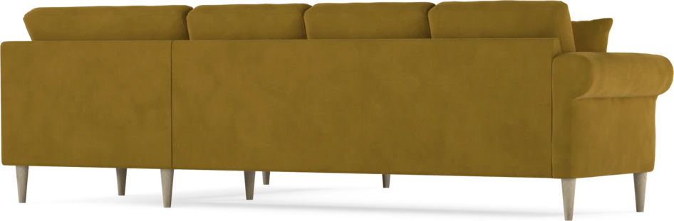 Eden - Hörnsoffa, 3+2-sits - Gul