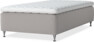 Delux Dream - Ramsäng, enkelsäng med bäddmadrass - Grå