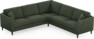 Eden - Hörnsoffa, 2,5+2,5-sits - Grön