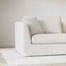 Willow - 3-sits soffa med divan vänster, med kappa - Vit