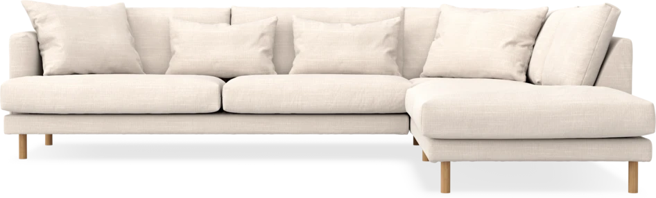 Harper - 3-sits soffa med divan höger - Beige