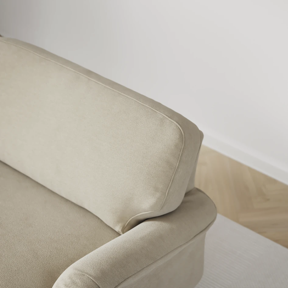 Oxford - 3-sits soffa svängd - Beige