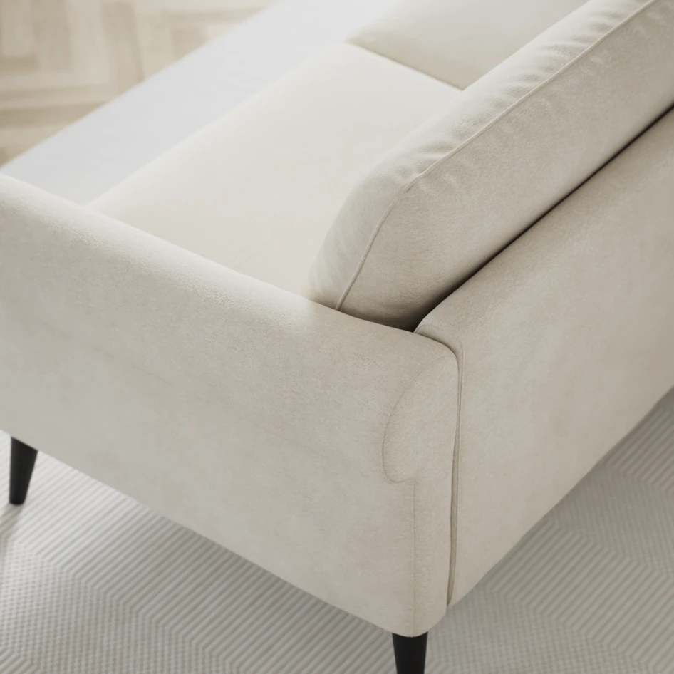 Bridge - 4-sits soffa - Vit