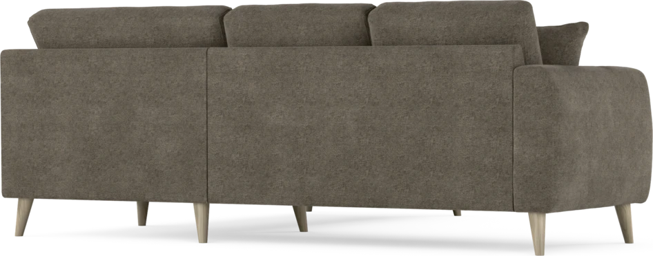 Eden - Hörnsoffa, 2+2-sits - Brun