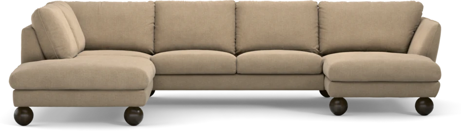Madison Lux - 2-sits soffa med divan vänster och schäslong höger - Beige