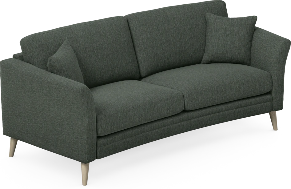 Eden - 2,5-sits soffa svängd - Grön