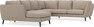 Madison - Hörnsoffa med schäslong vänster - Beige