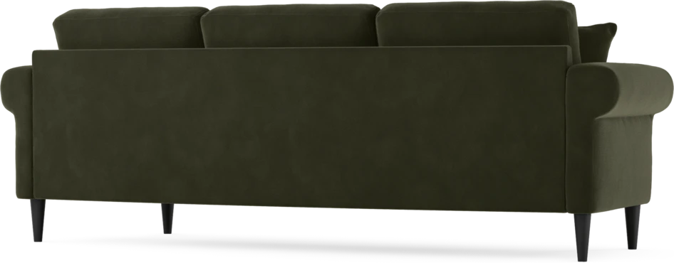Eden - 3-sits soffa svängd - Grön