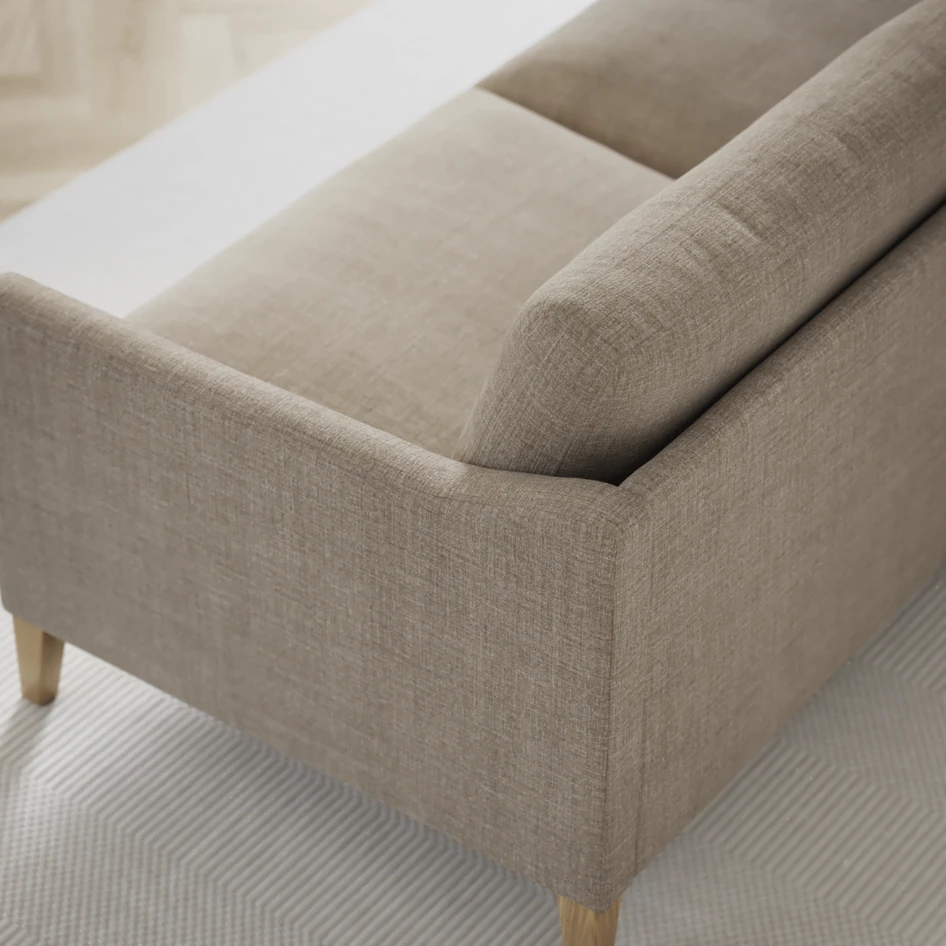 Winston - 3-sits soffa med schäslong, vändbar - Beige