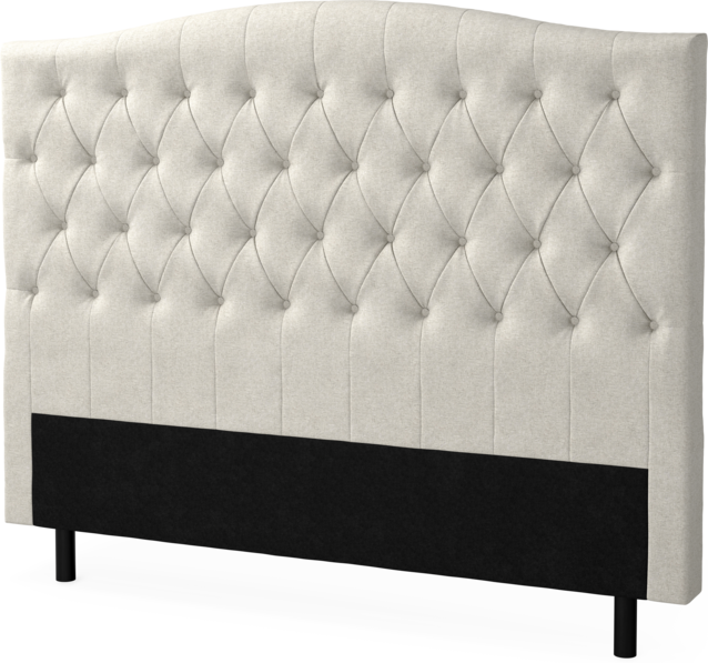 Delux Välvd - Sänggavel, 90-210 cm - Beige