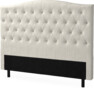 Delux Välvd - Sänggavel, 90-210 cm - Beige