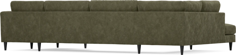 Bridge - 3-sits soffa med divan vänster och schäslong höger - Grön