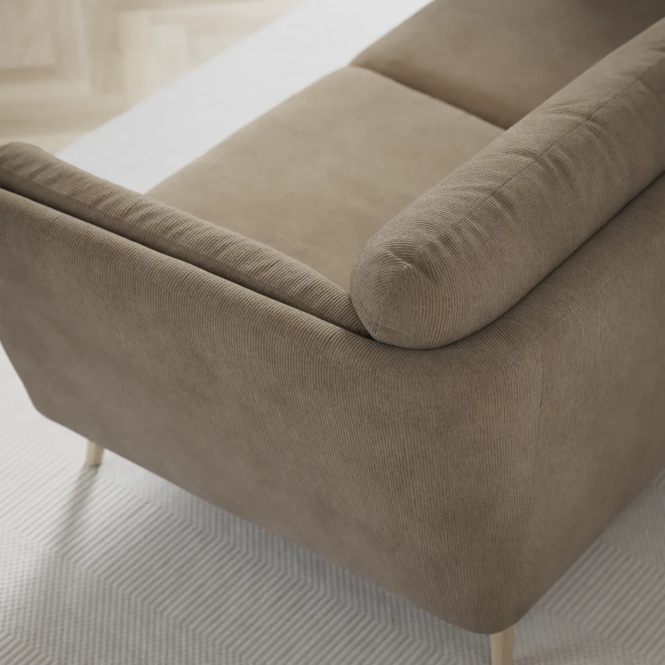 Madison Lux - 2-sits soffa med divan vänster och schäslong höger - Beige