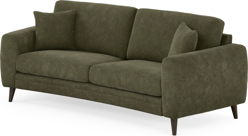 Eden - 2,5-sits soffa svängd - Grön