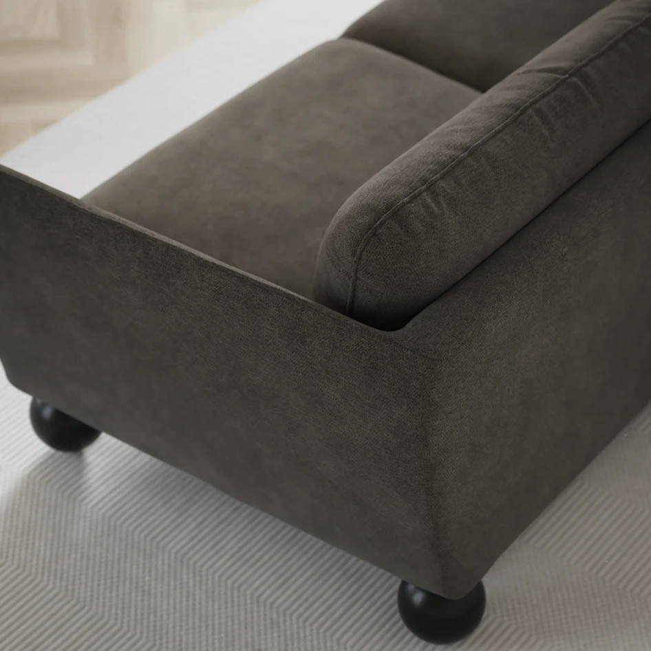 Madison Lux - Hörnsoffa 2+3-sits, hörn 2 - Grå