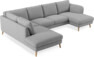Madison Lux - 2-sits soffa med divan vänster och schäslong höger - Grå