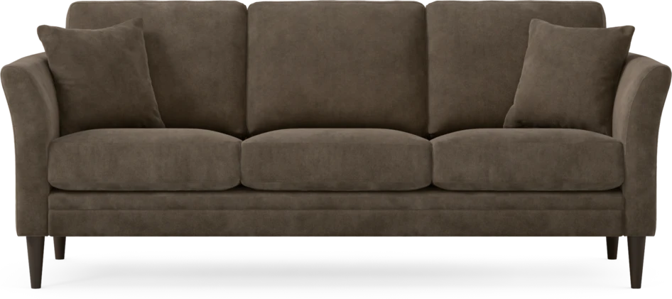 Eden - 3-sits soffa - Brun