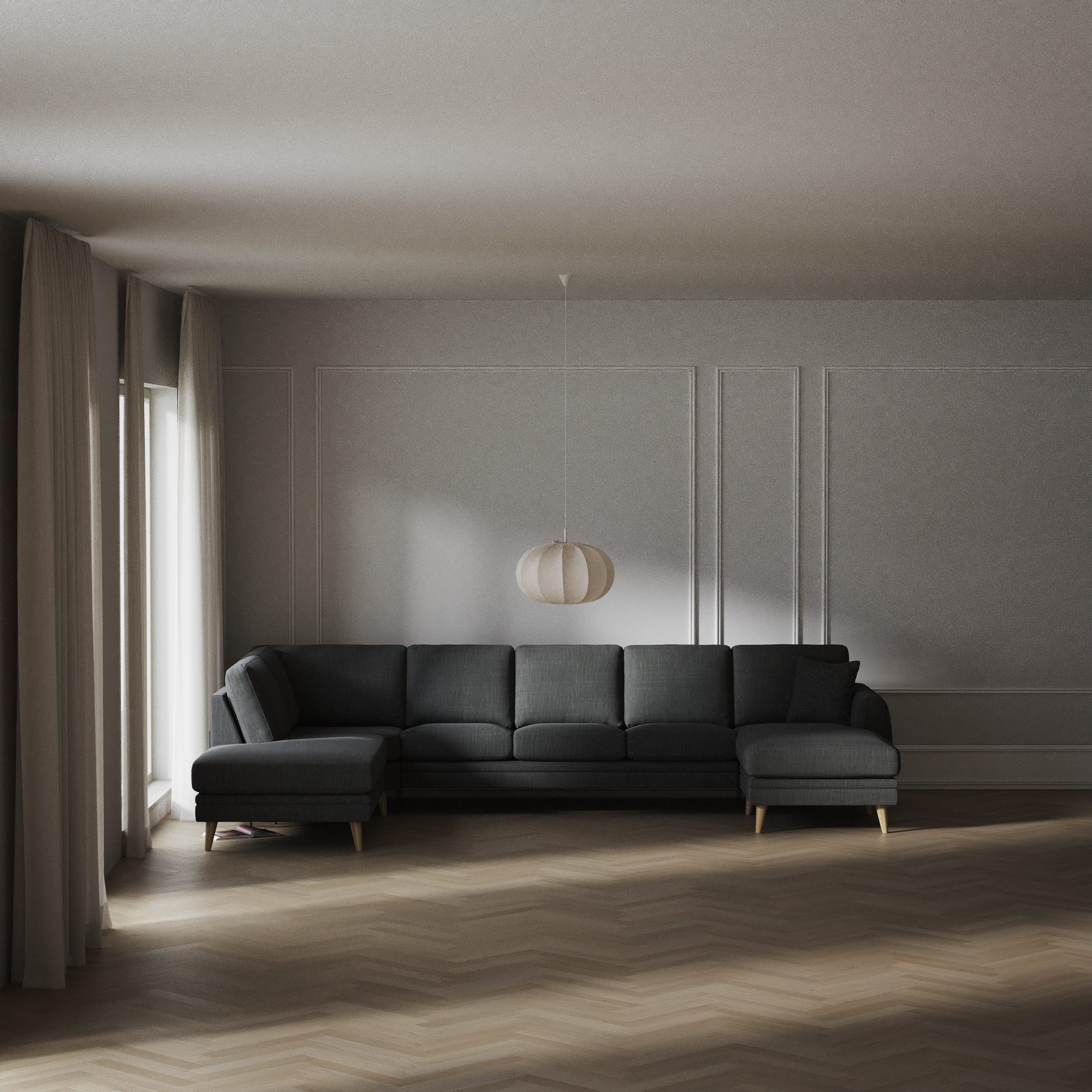 Eden - 3-sits soffa med divan vänster och schäslong höger - inspiration