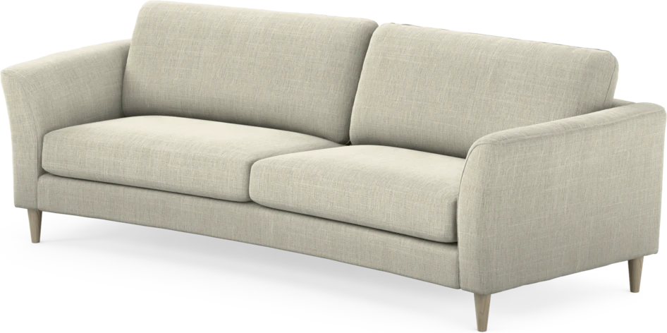 Bridge - 3-sits soffa svängd - Beige