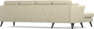 Eden - 3-sits soffa med schäslong - Beige