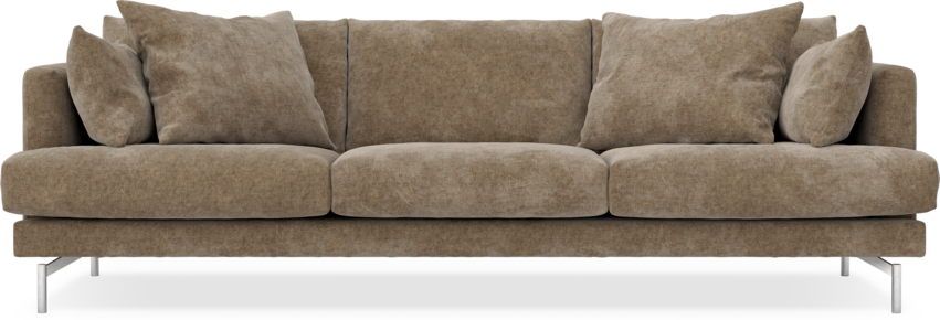 Harper - 4-sits soffa - Brun