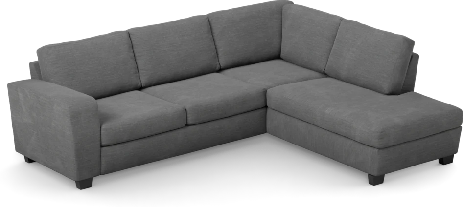 Friday - 2,5-sits soffa med divan höger - Grå