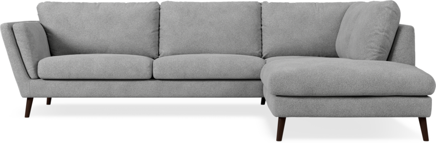 Madison Lux - 3-sits soffa med divan höger - Vit