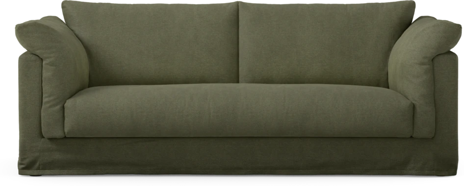 Cherrie Klädsel - Klädsel till 2,5-sits soffa, hel dyna - Grön